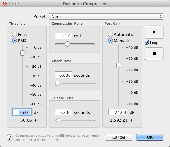 dynamics compressor